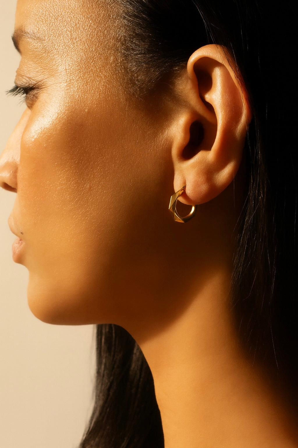 Hoops 9K goud - Adore