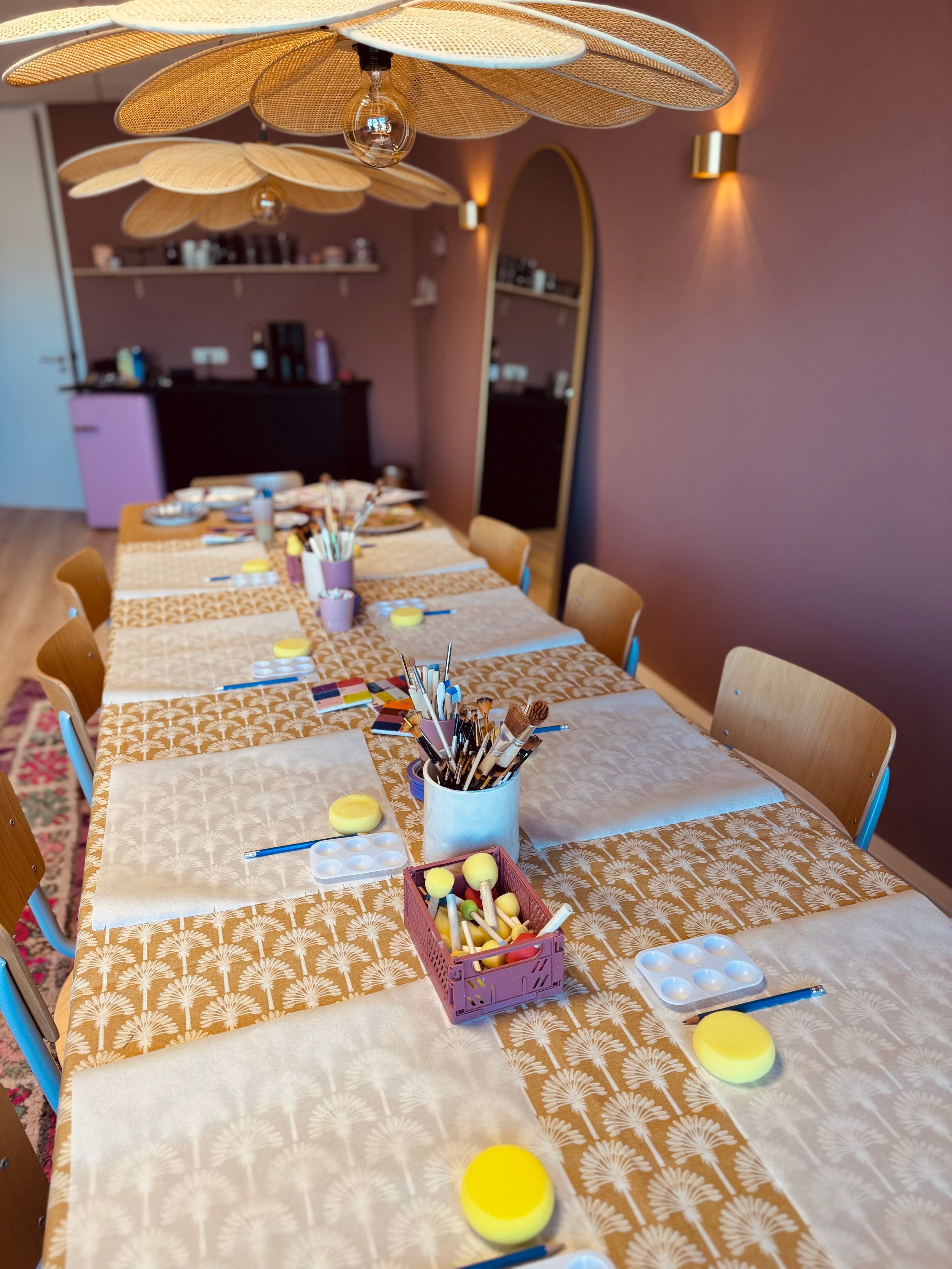 Moeder & Kind Workshop - Sieradendoosje Keramieken & Edelsteen Armband maken | 29 april