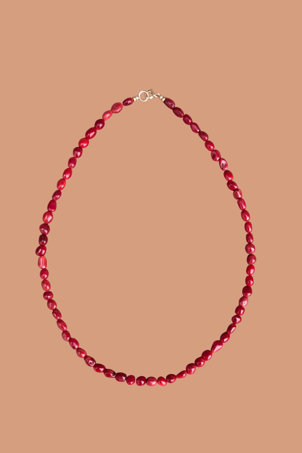 Ketting 9K goud - Coral