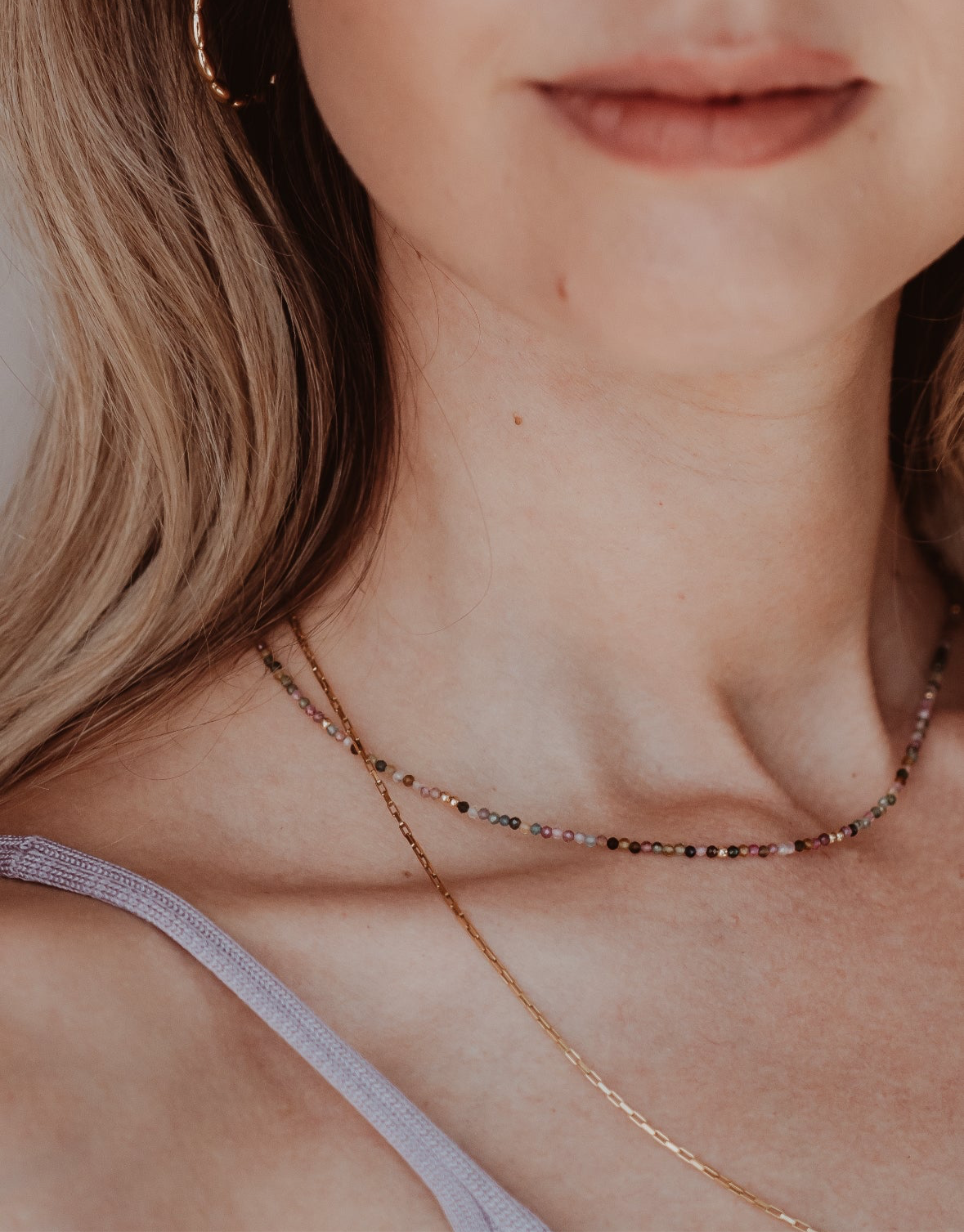 Toermalijn ketting - Fine