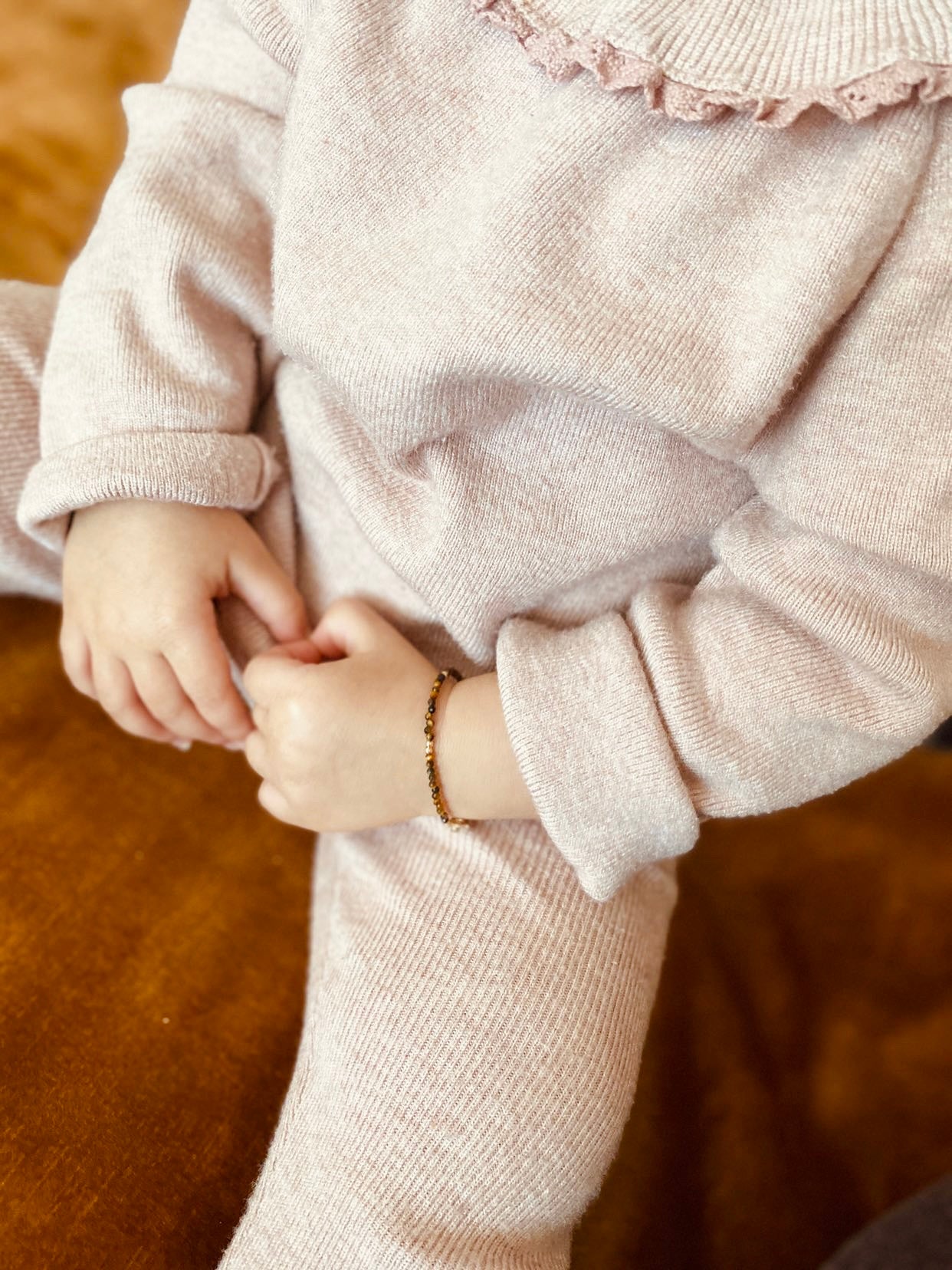 Moeder en dochter armband set - Tijgeroog