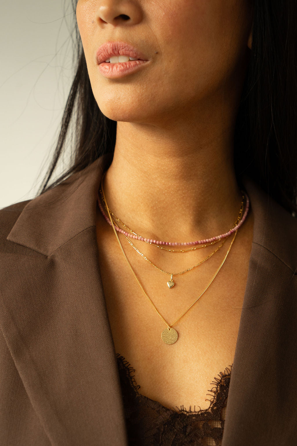 Ketting 9K goud - Forever