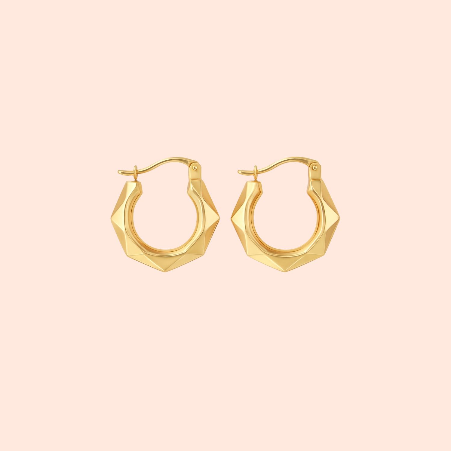 Hoops 9K goud - Adore