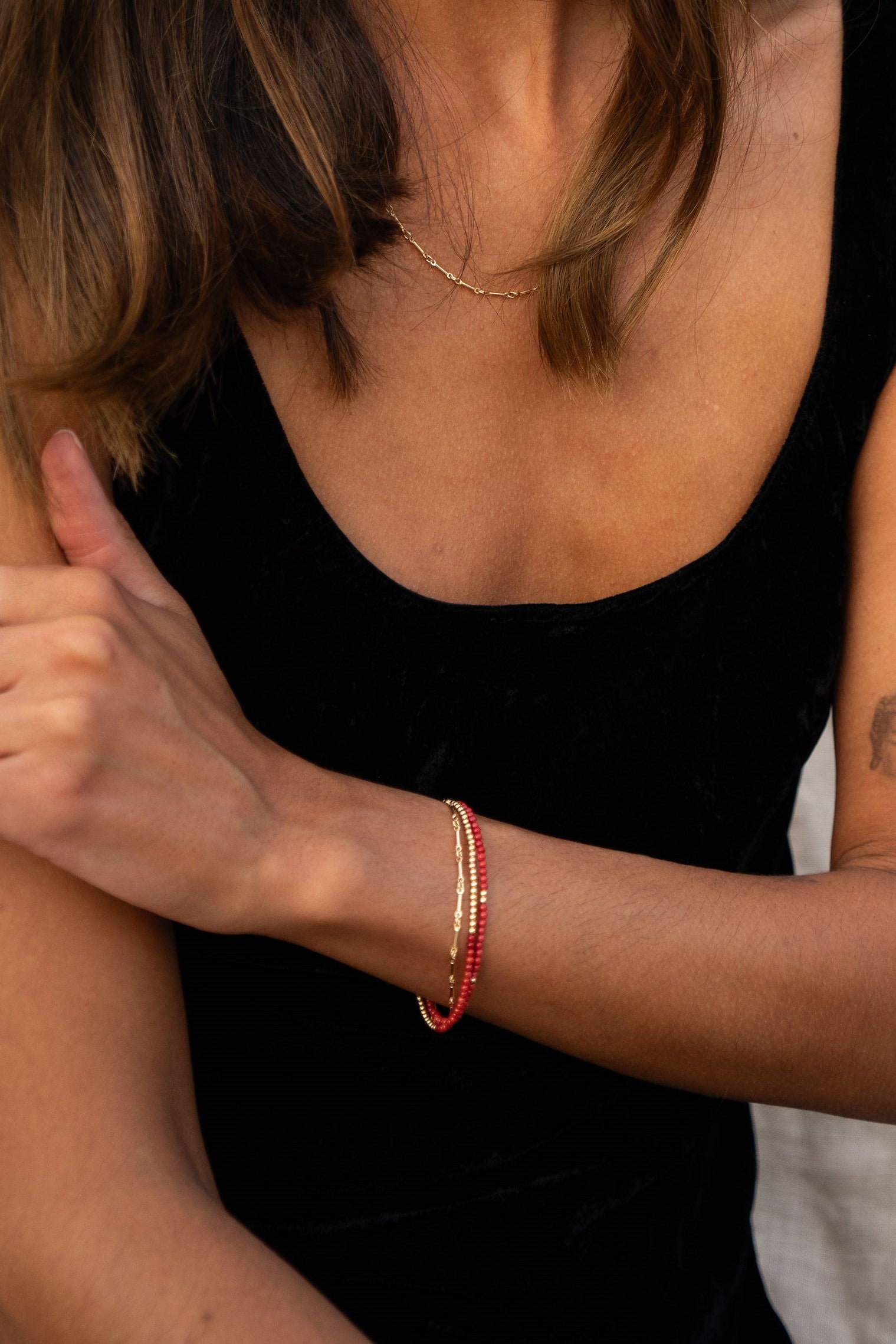 Armband - Sparkling Koraal