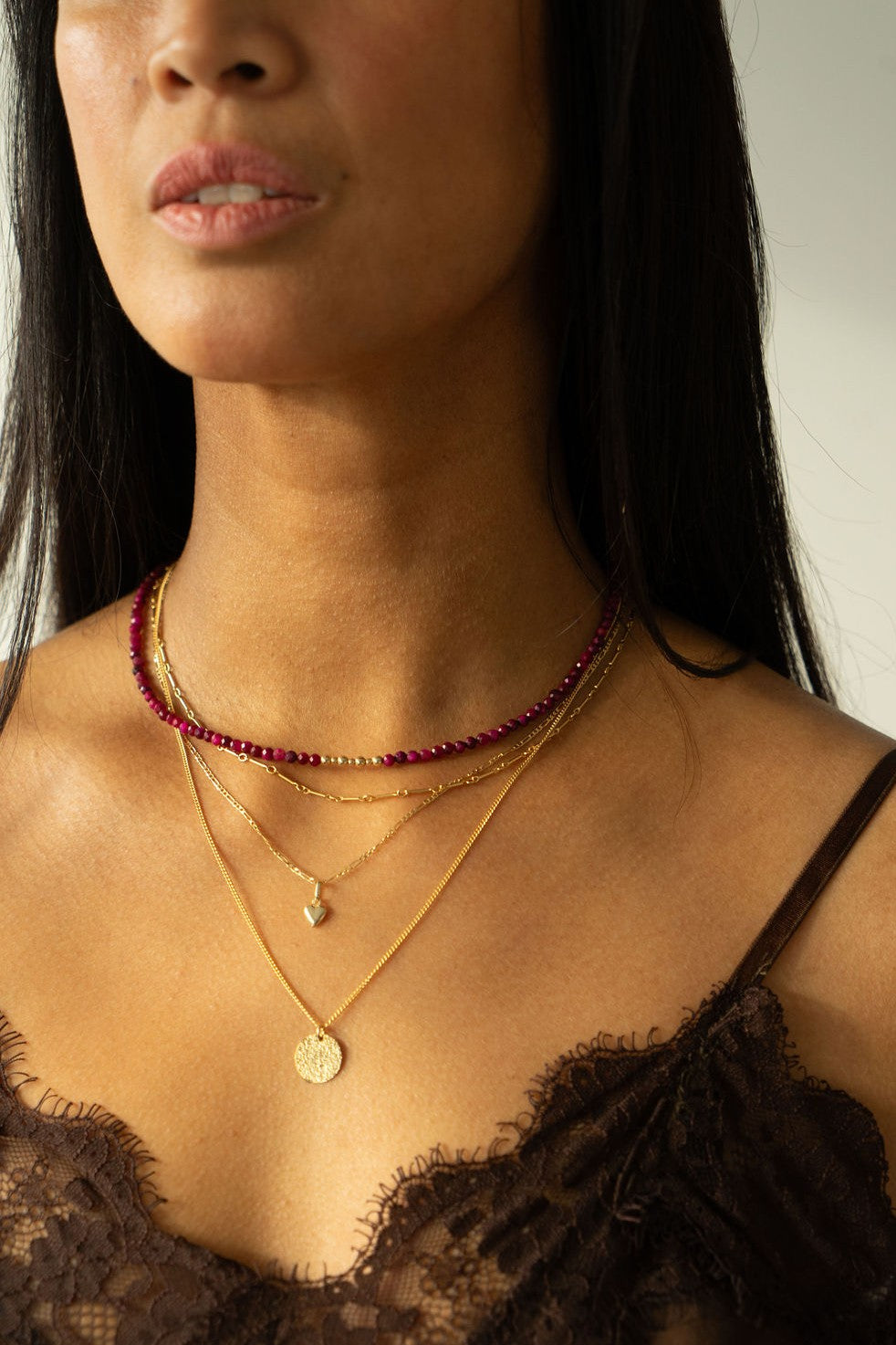 Ketting - Pink Tiger Eye