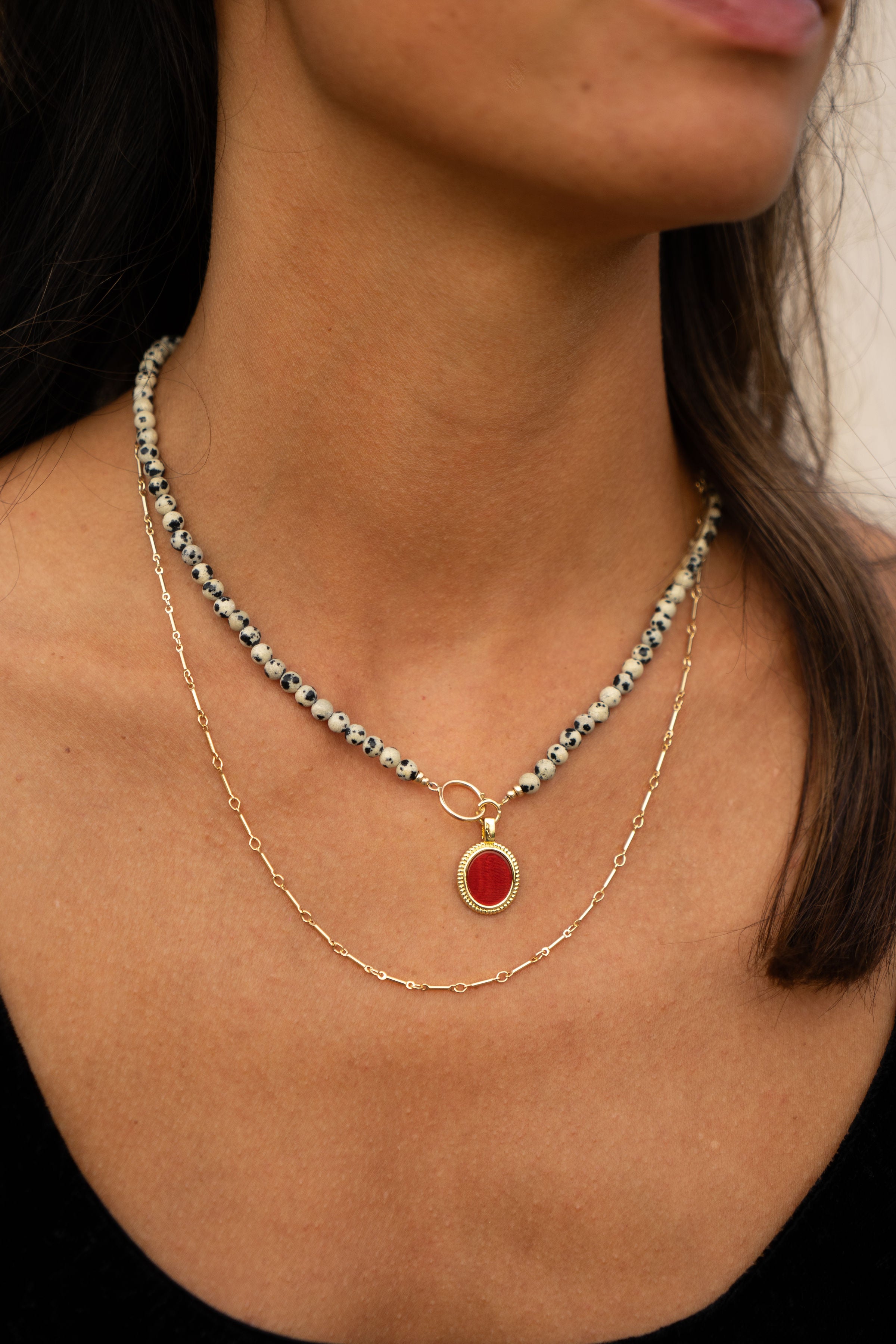 Ketting - Dotti Jaspis