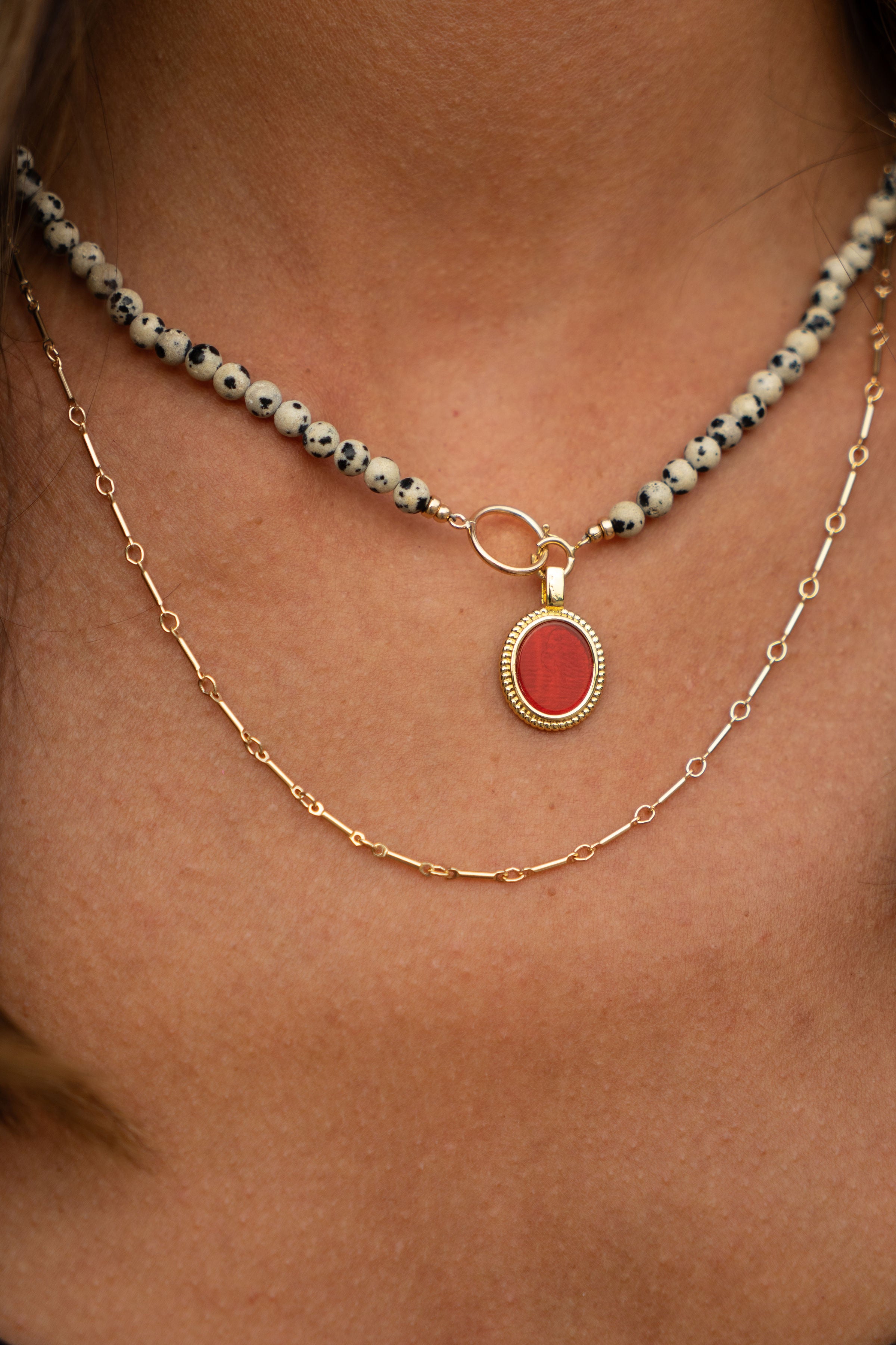 Ketting - Dotti Jaspis