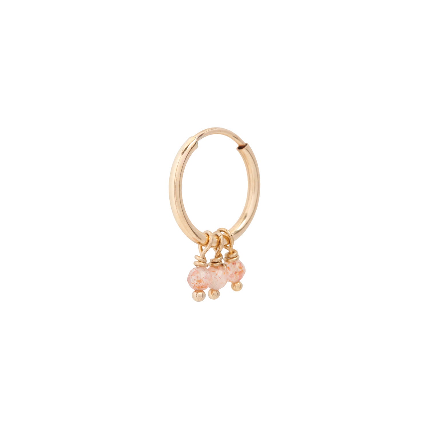 Hoop - twinkling Sunstone