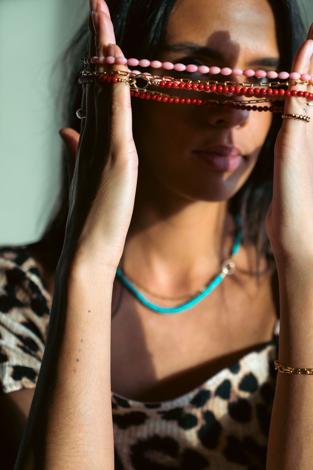 Ketting - Roze Koraal