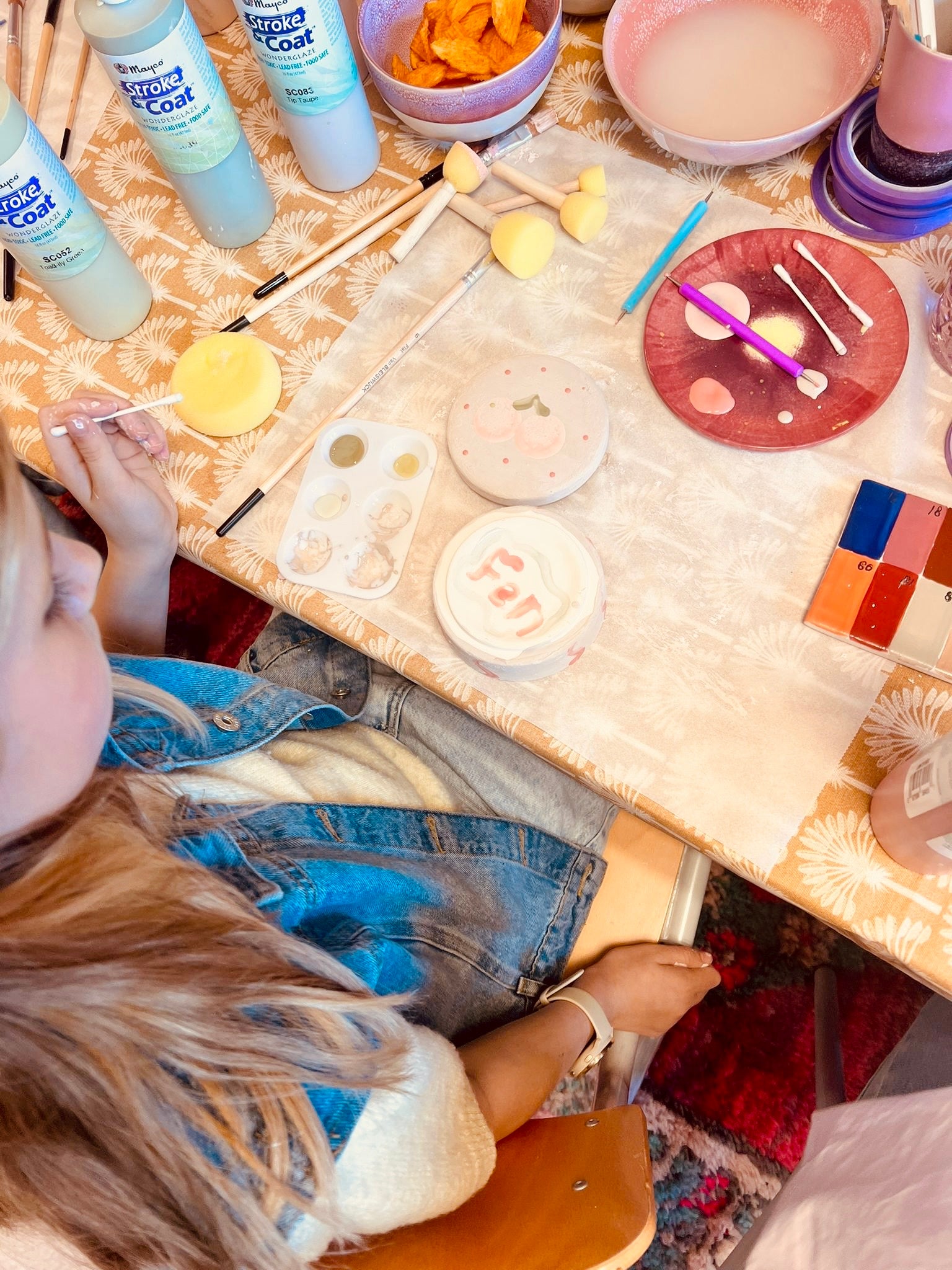 Moeder & Kind Workshop - Sieradendoosje Keramieken & Edelsteen Armband maken | 29 april