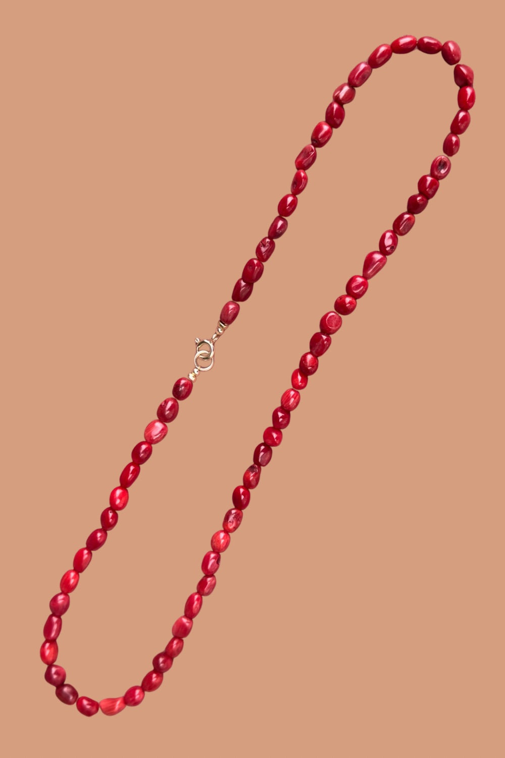 Ketting 9K goud - Coral