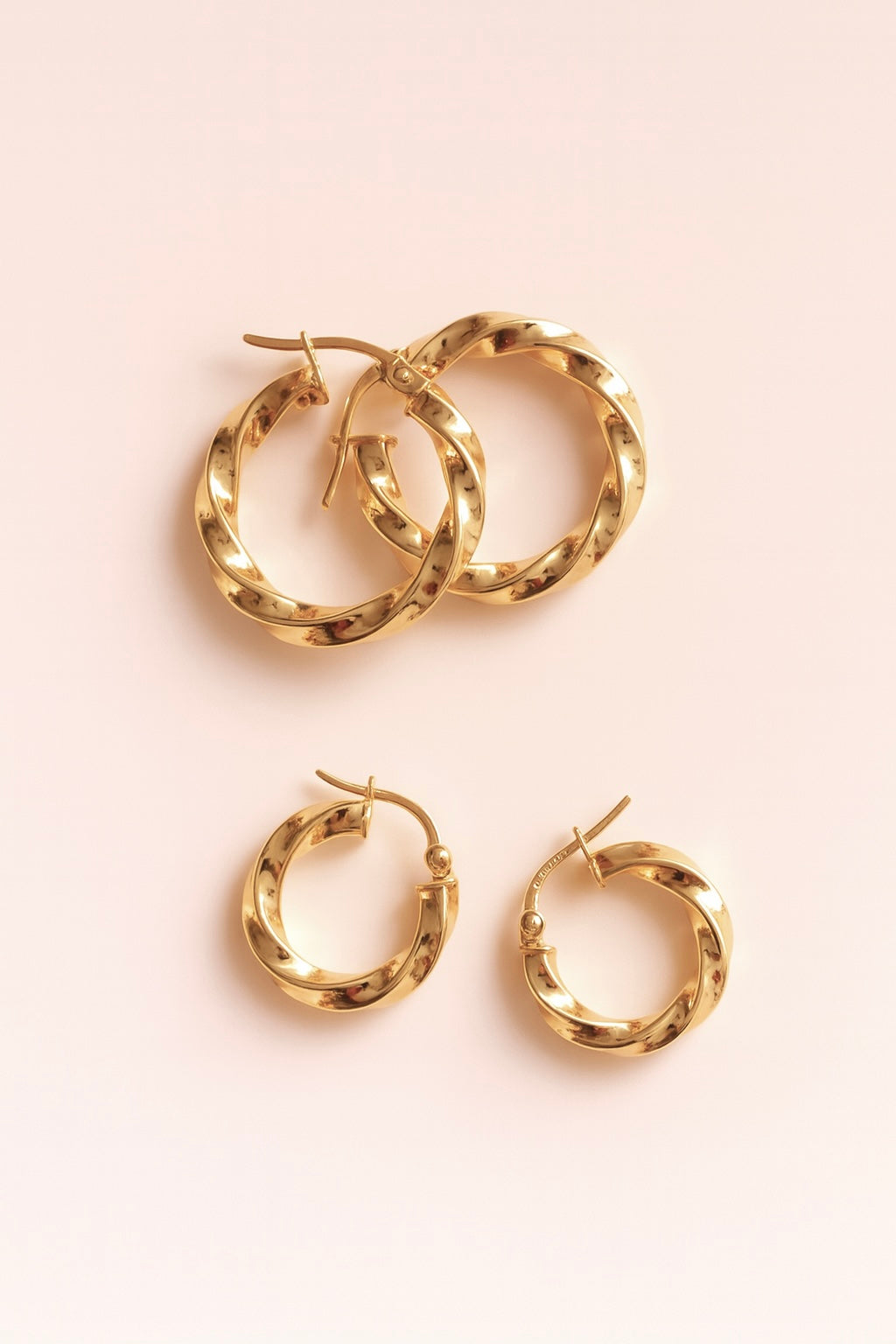 Hoops 9K goud - Twist Grand