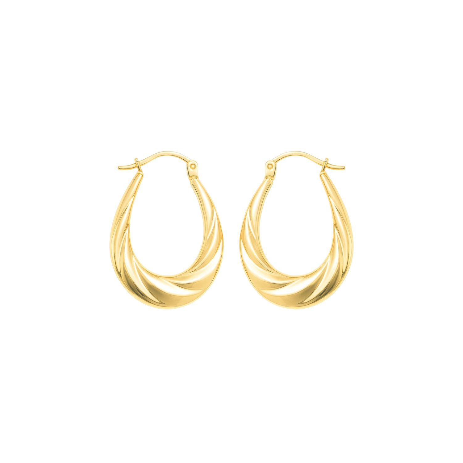 Hoops 9K goud - Elegance