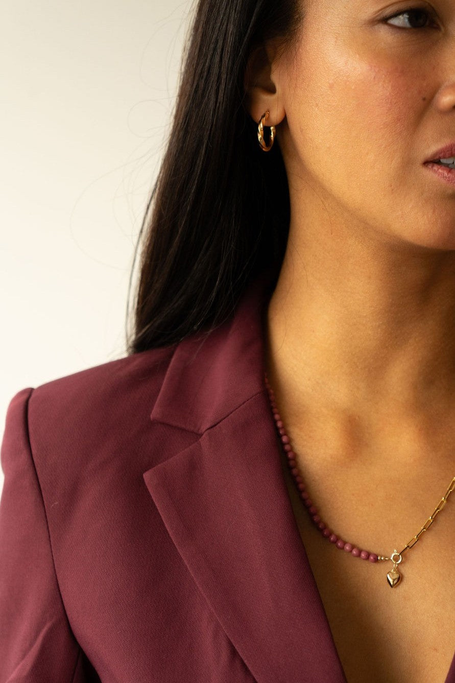 Hoops 9K goud - Twist Grand