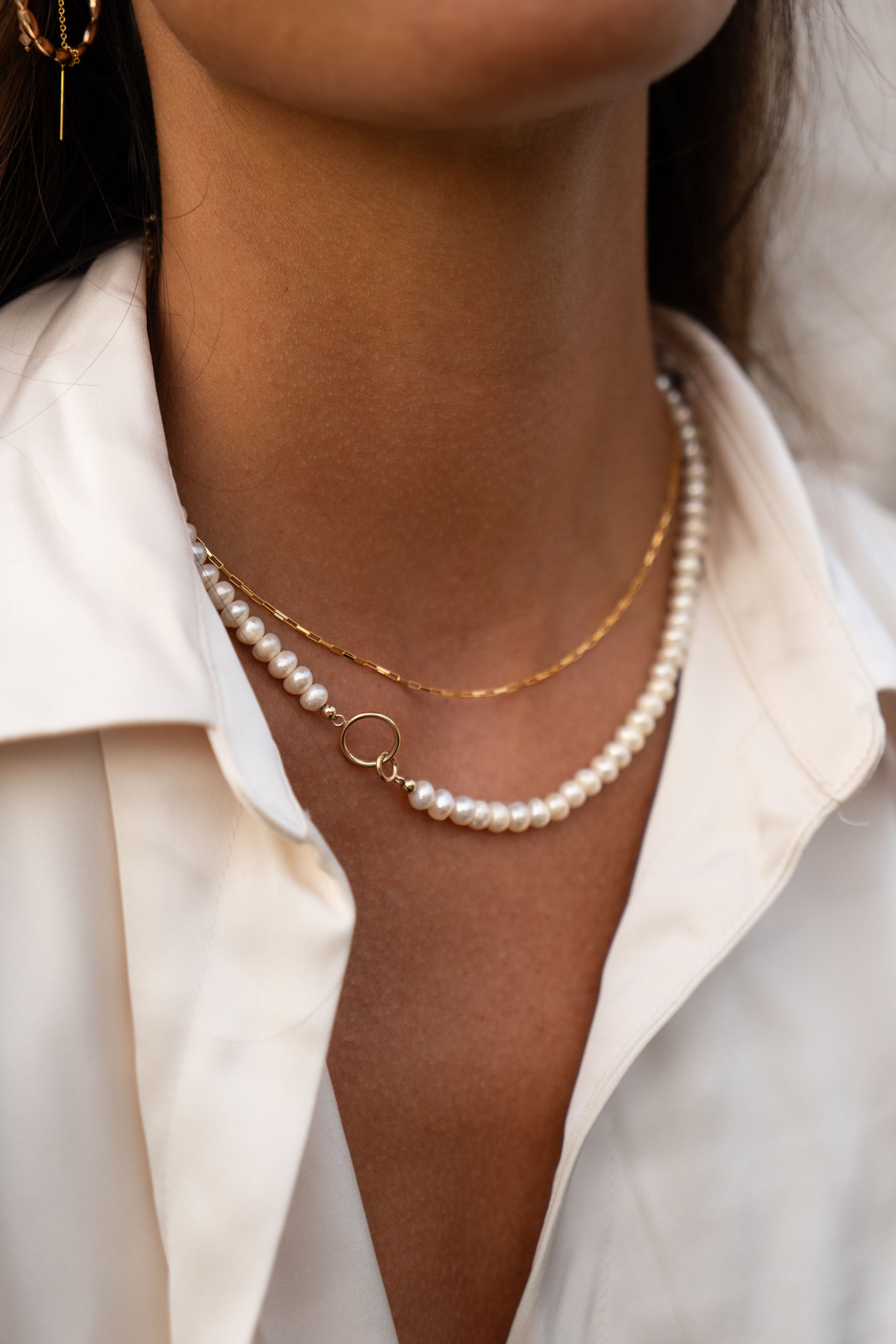 Parel ketting - perfect pearl